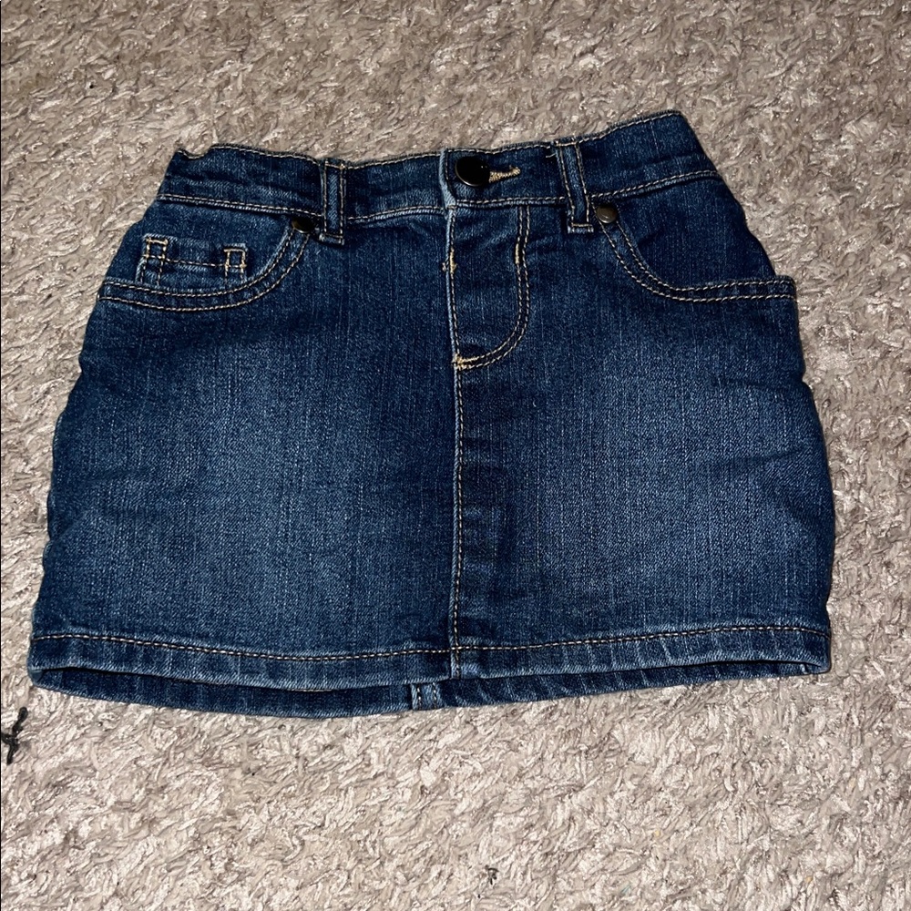 Denim Mini Skort